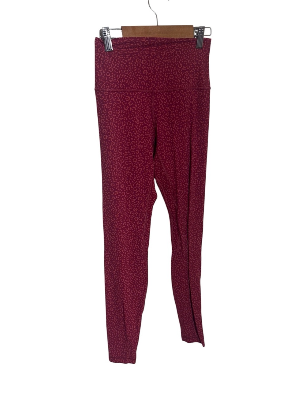 Lululemon Align High-Rise Pant 25" Leopard Daisy Desert Red Magenta Smoke